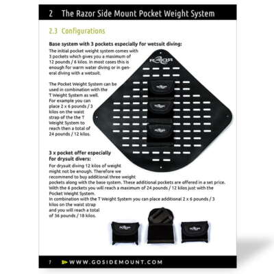 razor pocket weight system en01 2